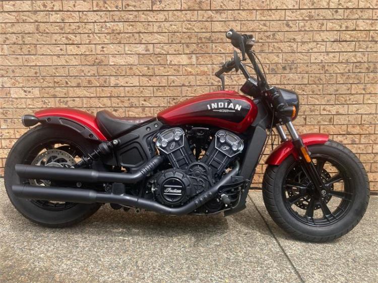 2019 INDIAN 1100CC CRUISER SCOUT BOBBER RED MY18